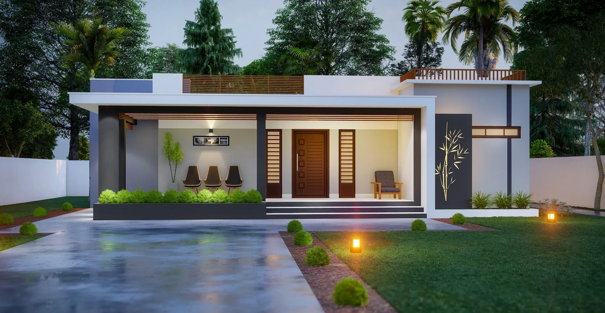 Concrete entryway to a Melbourne home